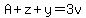 A%2Bz%2By=3v