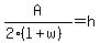 A%2F%282%28l%2Bw%29%29=h