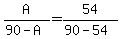 A%2F%2890-A%29+=+54%2F%2890-54%29