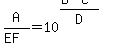 A%2F%28EF%29=10%5E%28%28B-C%29%2FD%29