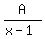 A%2F%28x-1%29