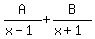 A%2F%28x-1%29%2BB%2F%28x%2B1%29