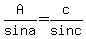 A%2F+sin+a+=+c%2Fsin+c