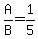 A%2FB=1%2F5