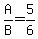 A%2FB=5%2F6