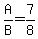 A%2FB=7%2F8