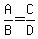 A%2FB++=++C%2FD