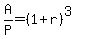 A%2FP+=+%281%2Br%29%5E%283%29