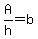 A%2Fh+=+b