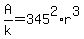 A%2Fk+=+345%5E2+%2A+r%5E3
