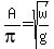 A%2Fpi=sqrt%28w%2Fg%29