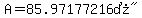 A=%2285.97177216%B0%22