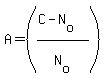 A=%28%28C-N%5Bo%5D%29%2FN%5Bo%5D%29