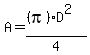 A=%28%28pi%29D%5E2%29%2F4