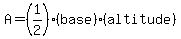 A=%281%2F2%29%28base%29%28altitude%29