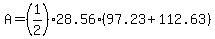 A=%281%2F2%2928.56%2897.23%2B112.63%29
