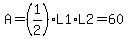 A=%281%2F2%29L1%2AL2=60