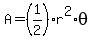 A=%281%2F2%29r%5E2%2Atheta