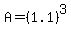 A=%281.1%29%5E3