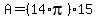 A=%2814%2Api%29%2A15