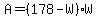 A=%28178-W%29W