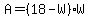 A=%2818-W%29W