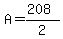 A=%28208%29%2F2