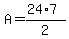 \"A=%2824%2A7%29%2F2\"