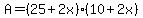 A=%2825%2B2x%29%2810%2B2x%29
