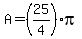 A=%2825%2F4%29pi