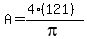 A=%284%28121%29%29%2Fpi