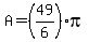 A=%2849%2F6%29pi