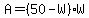 A=%2850-W%29W