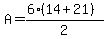 \"A=%286%2814%2B21%29%29%2F2\"