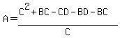 A=%28C%5E2%2BBC-CD-BD-BC%29%2FC%29