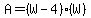 A=%28W-4%29%28W%29