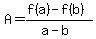A=%28f%28a%29-f%28b%29%29%2F%28a-b%29