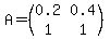 A=%28matrix%282%2C2%2C0.2%2C0.4%2C1%2C1%29%29