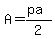 A=%28pa%29%2F2