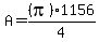 A=%28pi%291156%2F4