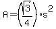 A=%28sqrt%283%29%2F4%29%2As%5E2