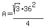 A=+%28sqrt%283%29%2A36%5E2%29%2F4