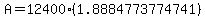 A=+12400%281.8884773774741%29