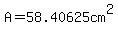 A=+58.40625cm%5E2