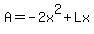 A=-2x%5E2%2BLx