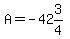 A=-42%263%2F4