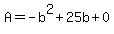 A=-b%5E2%2B25b%2B0