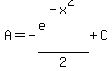 A=-e%5E%28-x%5E2%29%2F2%2BC