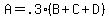 A=.3%28B%2BC%2BD%29
