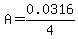A=0.0316%2F4